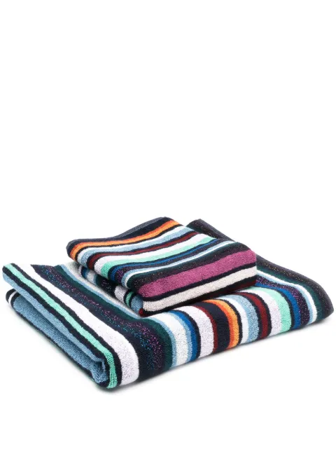 Missoni Home striped cotton-blend bath towel