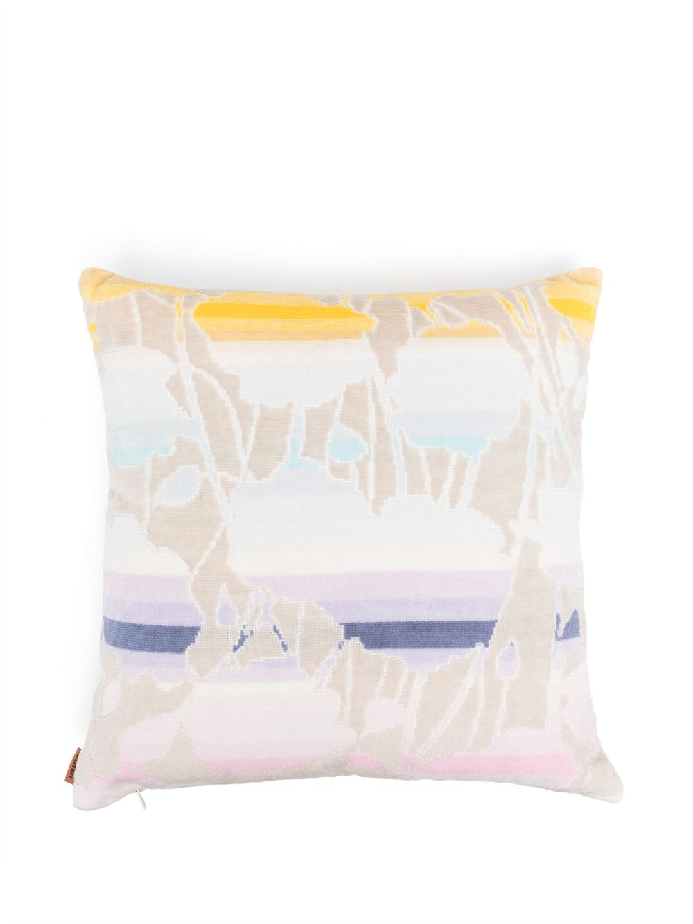 Missoni Home Kussen met logoprint - Wit