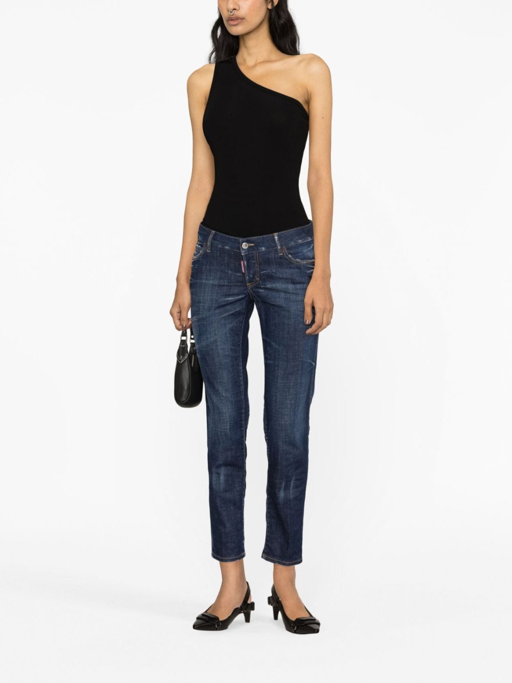 Dsquared2 low-rise skinny jeans - Blauw
