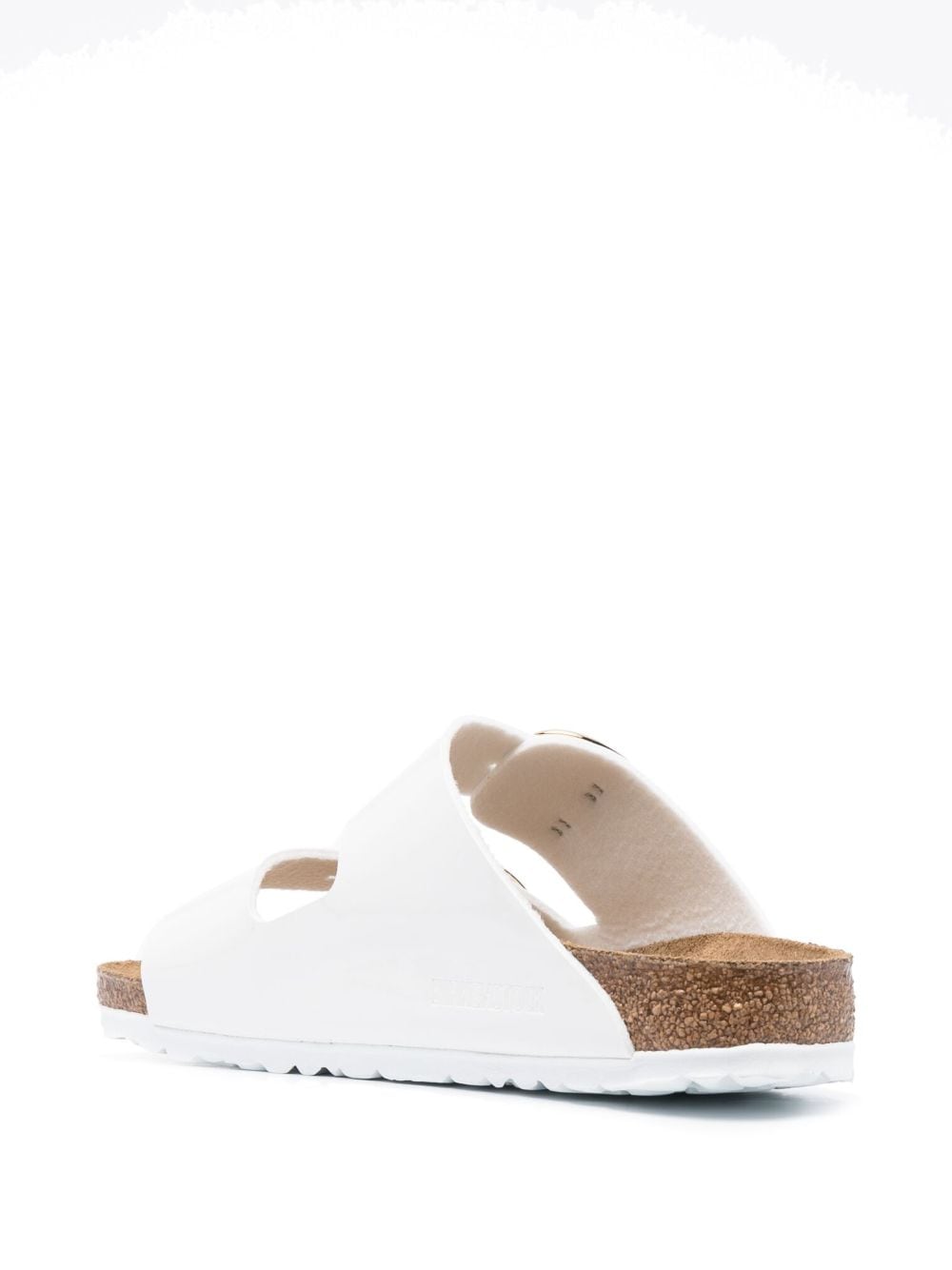 Shop Birkenstock Arizona Big Buckle Leather Sandals In White