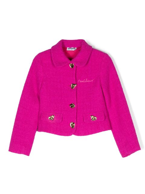 Moschino Kids wool-blend tailored jacket