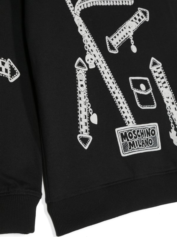 Kids moschino outlet sweatshirt