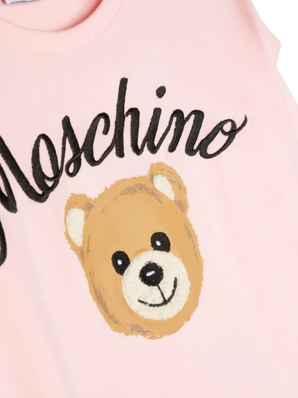 Moschino bear logo sweatshirt outlet