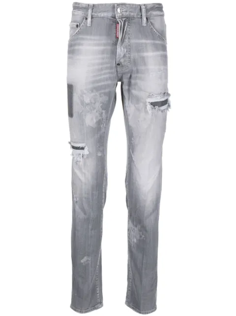 DSQUARED2 straight-leg distressed jeans