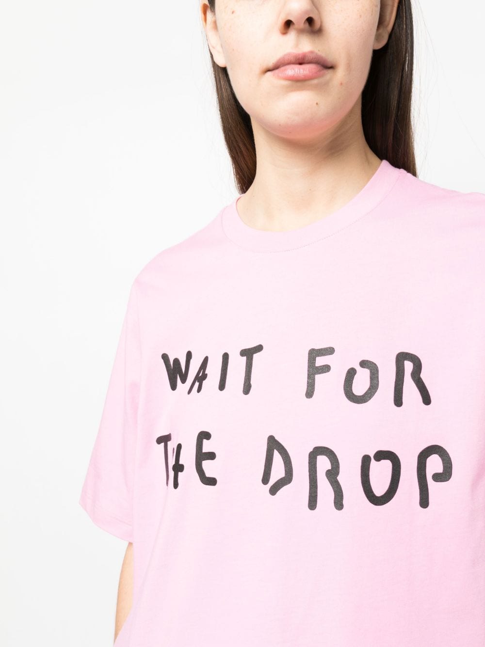 Shop Drhope Graphic-print Cotton T-shirt In Pink