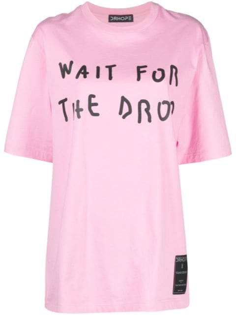 DRHOPE graphic-print cotton T-shirt