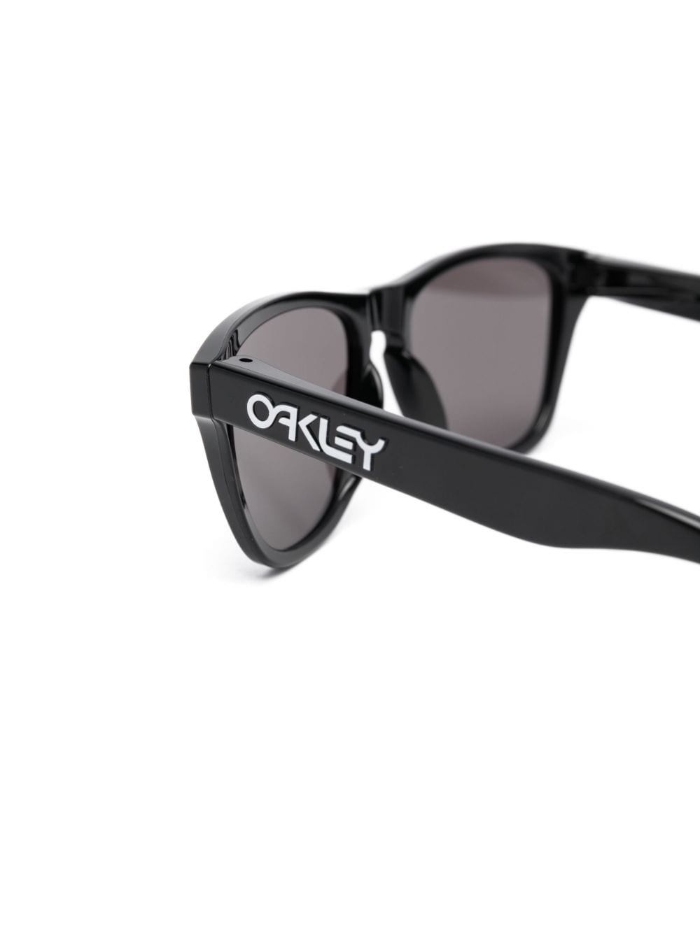 Oakley square-frame logo-lettering sunglasses - Zwart