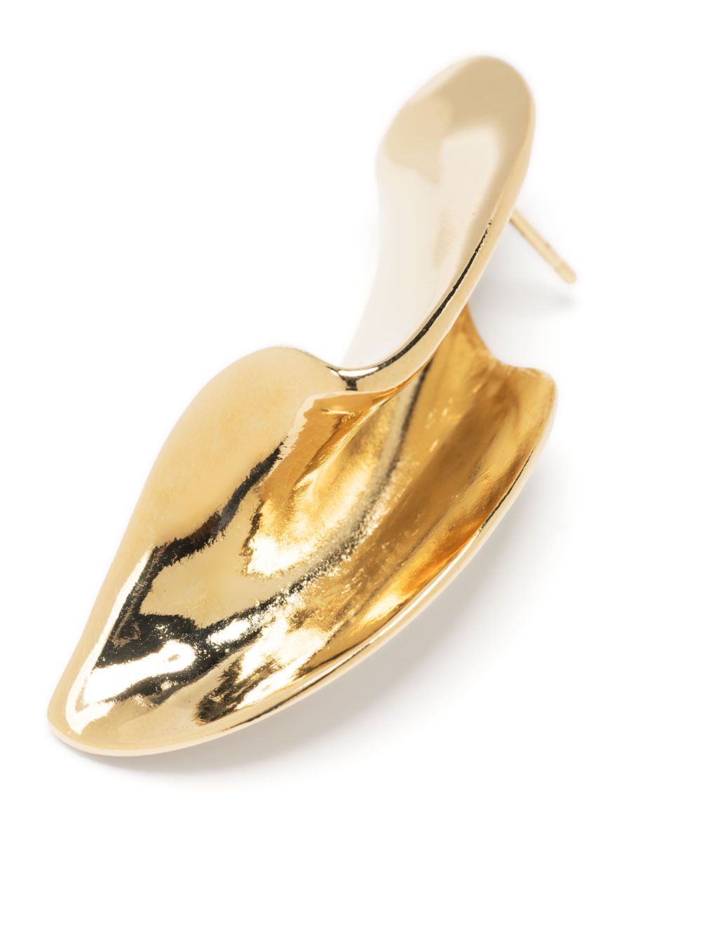 Shop Annelise Michelson Twirl Abstract-shape Earrings In Gold