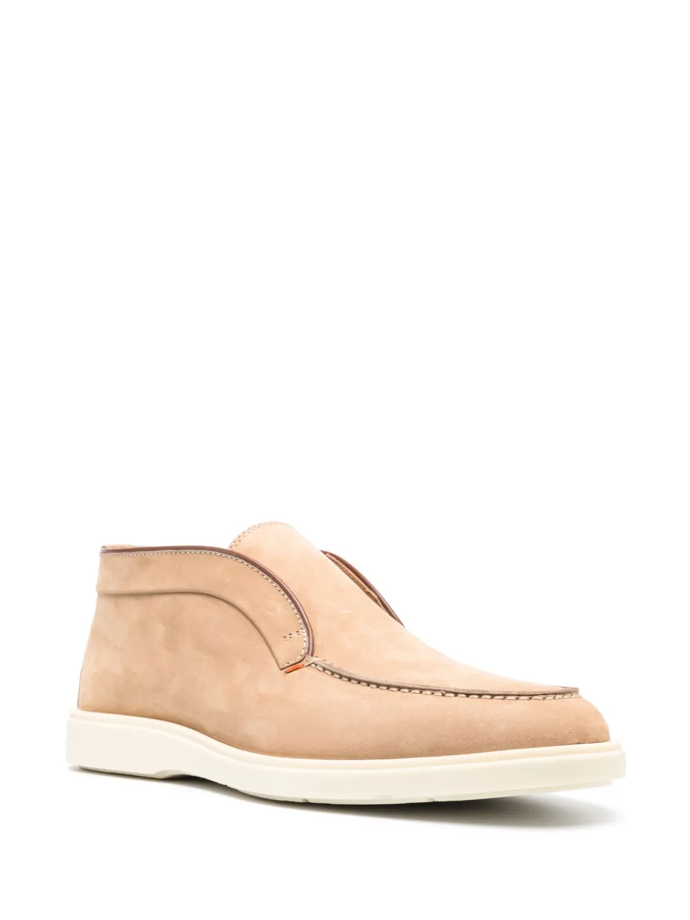 Santoni Leren laarzen - Beige