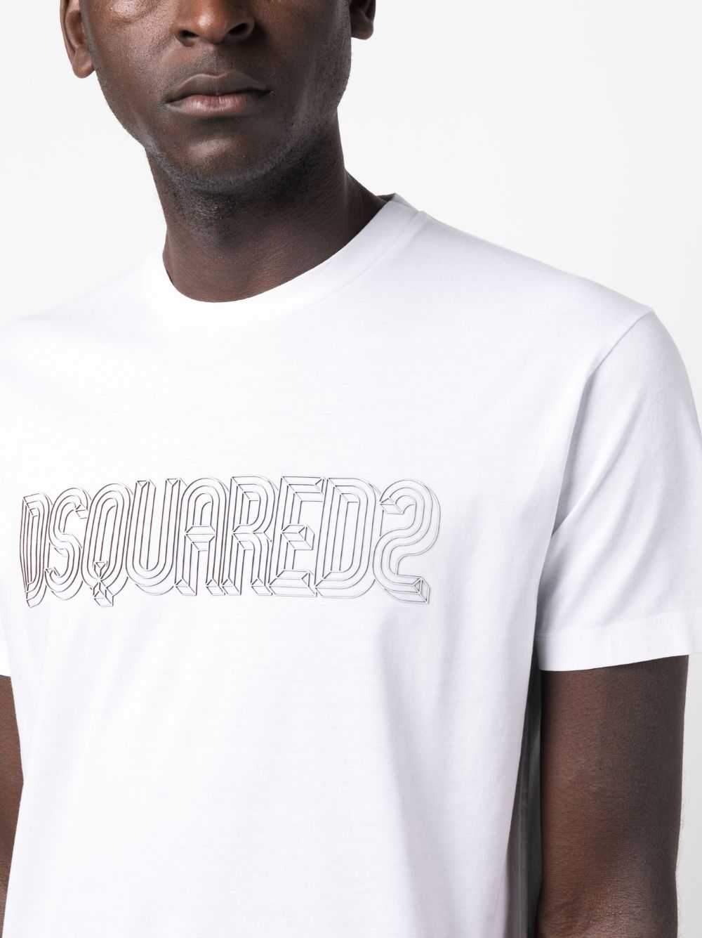 Dsquared2 logo-print Cotton T-shirt - Farfetch