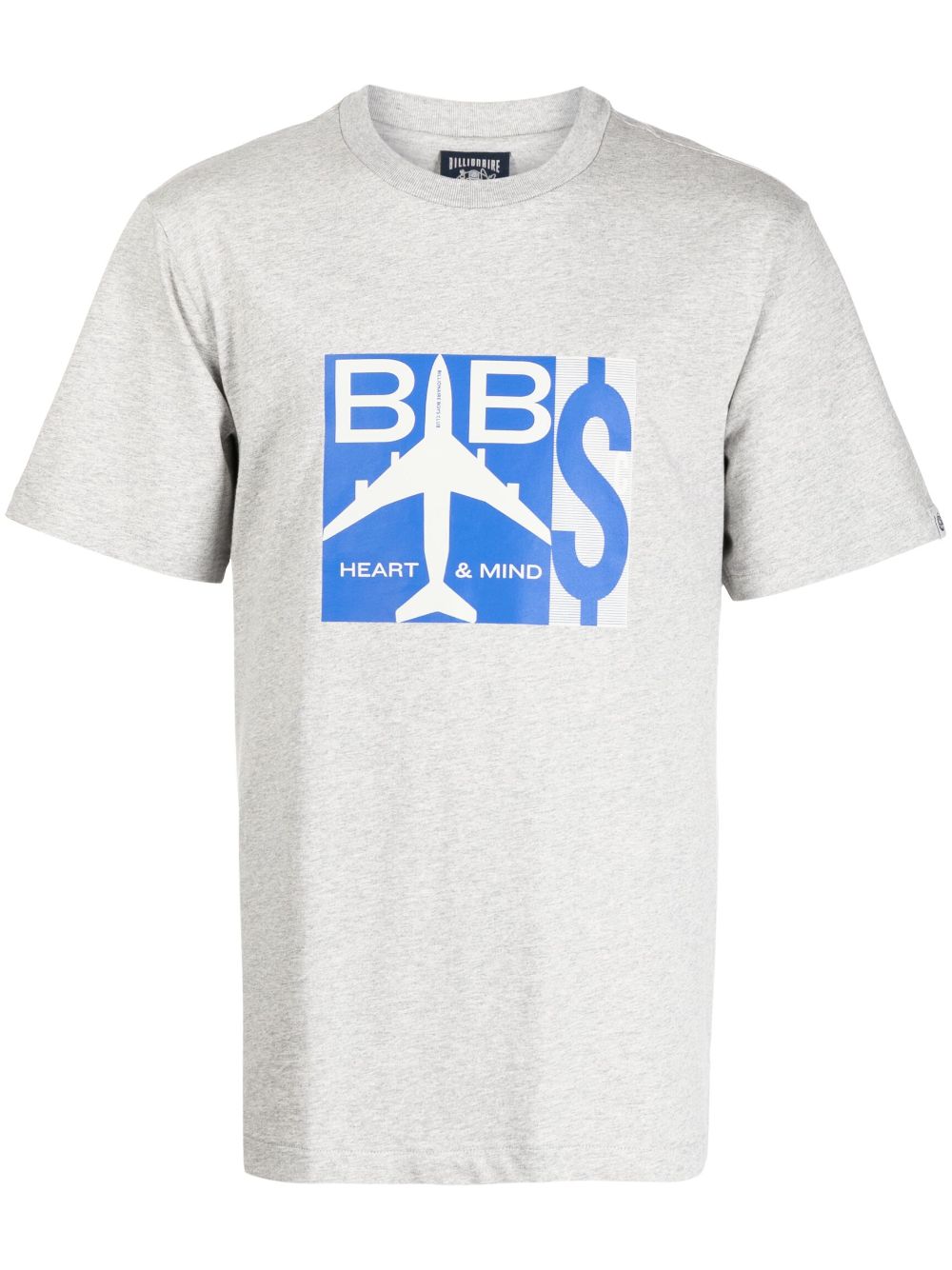 Billionaire Boys Club Logo-print Cotton T-shirt In Grey