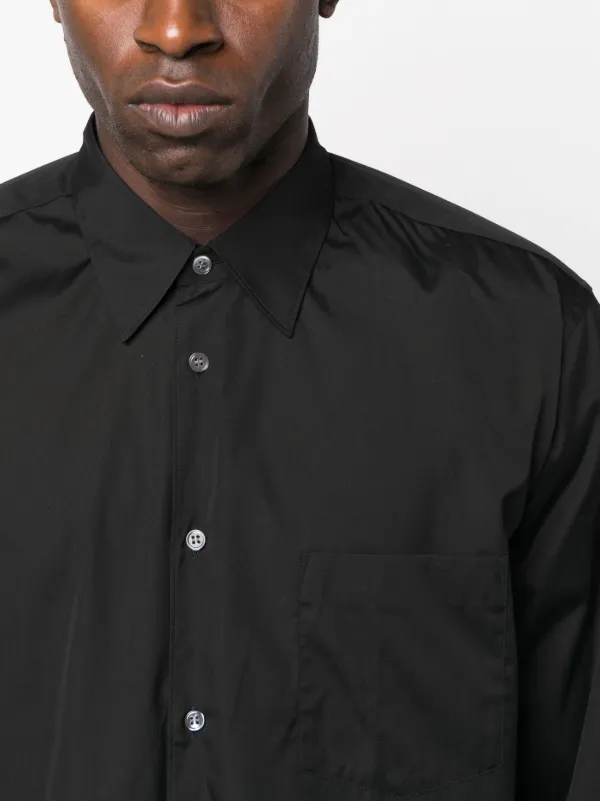 Comme Des Garçons Shirt ボタン シャツ | ブラック | FARFETCH JP
