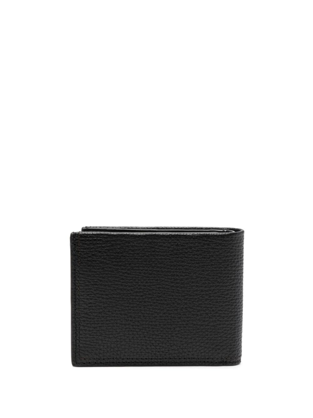Shop Calvin Klein Minimalist 5cc Leather Wallet In Black