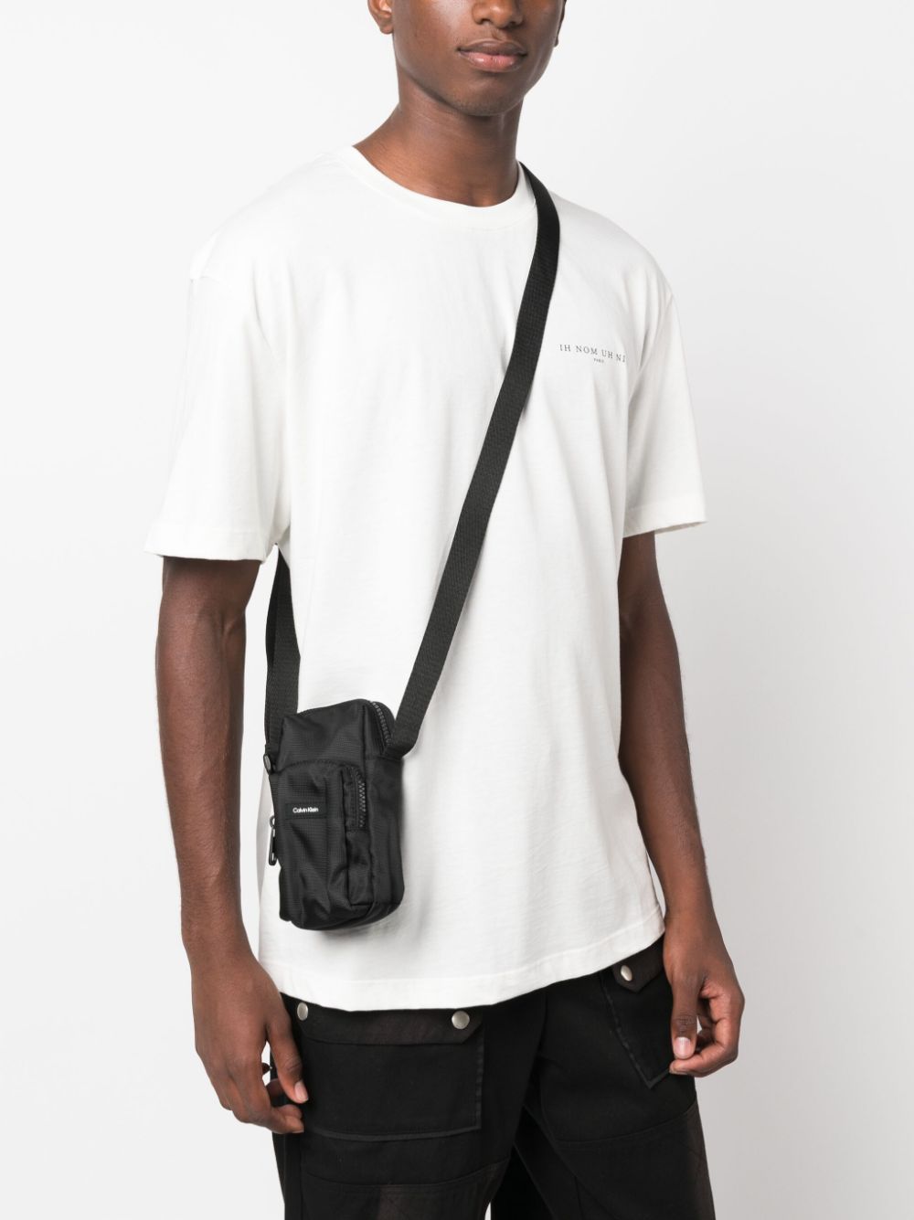 Shop Calvin Klein Must T Reporter Messenger Bag In Black