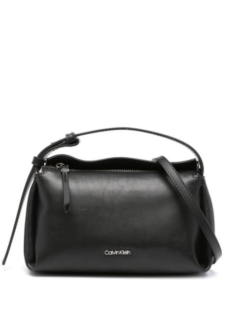 Calvin Klein logo-lettering shoulder bag