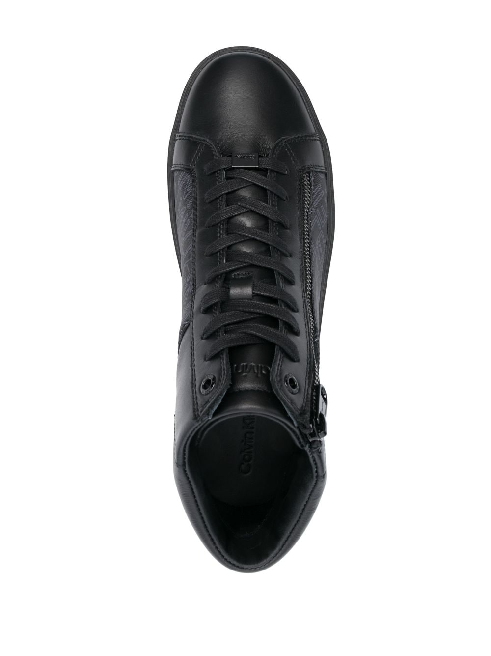 Calvin Klein logo-print high-top Sneakers - Farfetch