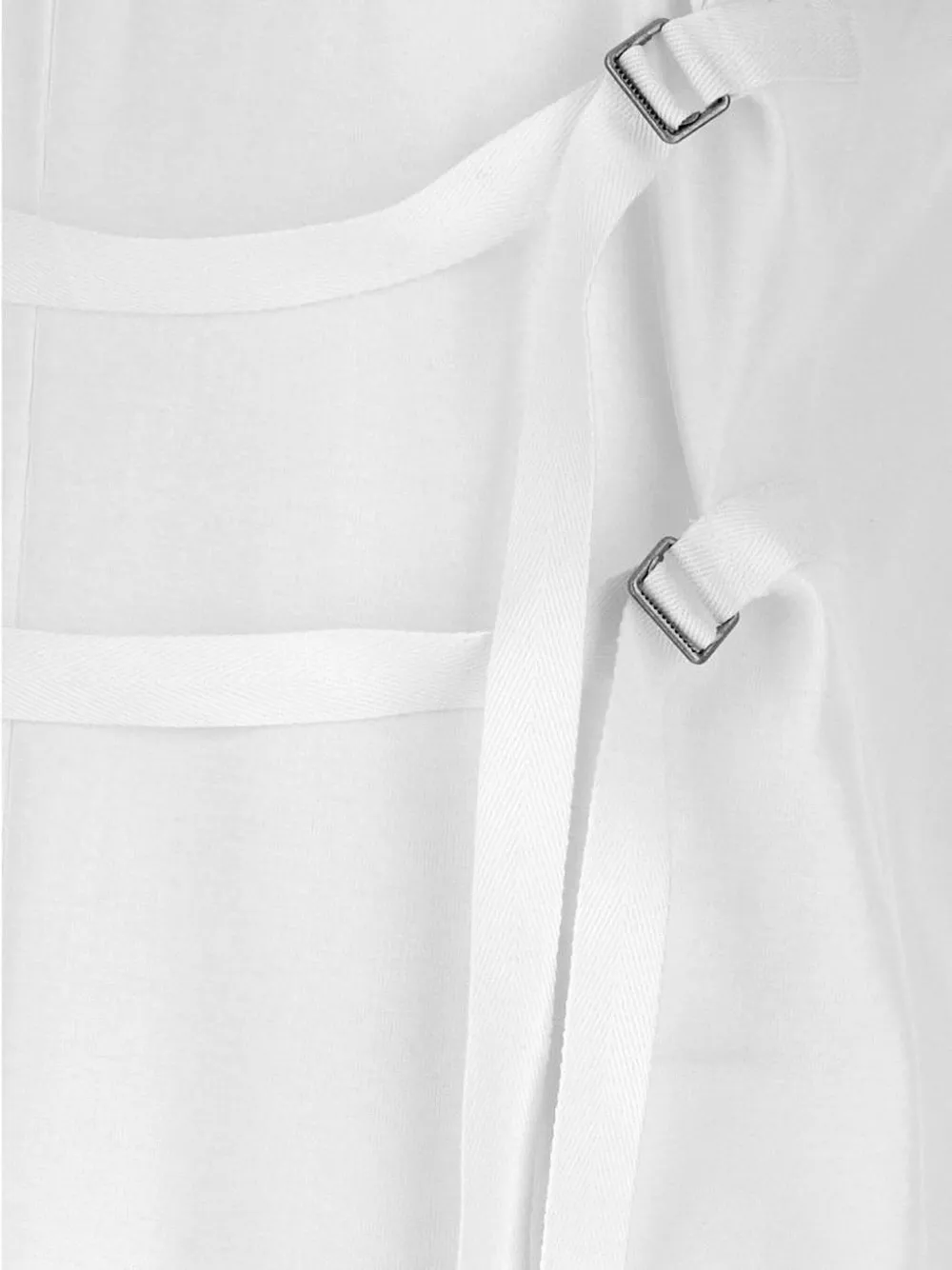 Ann Demeulemeester X-Long flared jurk Grijs