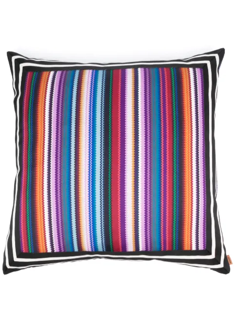 Missoni Home zigzag print feather cushion