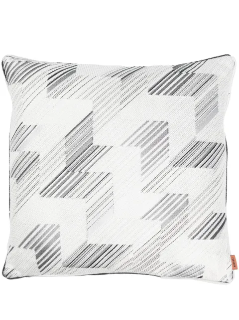Missoni Home zigzag weave feather cushion