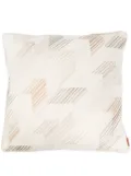 Missoni Home zigzag weave feather cushion - Neutrals