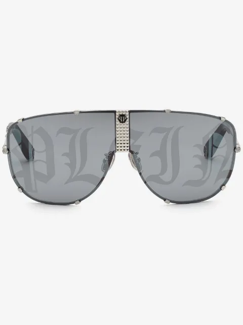 Philipp Plein Eyewear Stud pilot-frame sunglasses