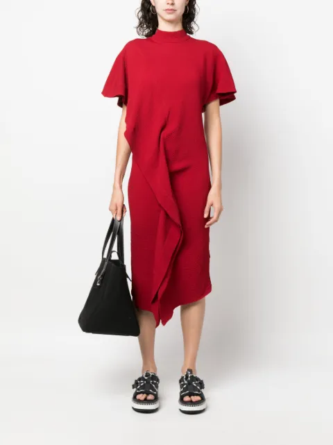 colville Love short-sleeve midi dress CVS23557RED - 1