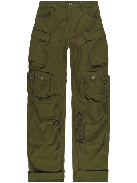 The Attico pantalones cargo con bolsillos