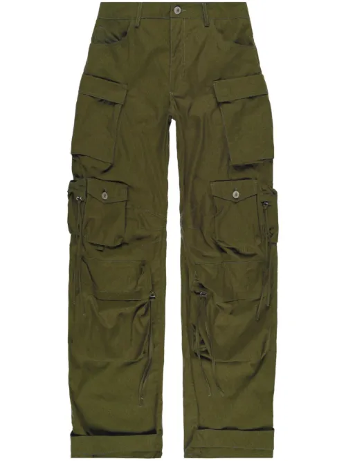 Pantalon cargo évasé - The Attico - Modalova