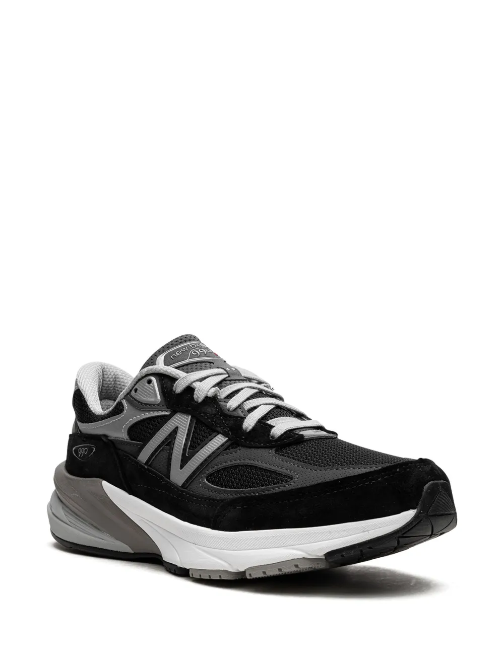 Shop New Balance 990v6 "black/silver" Sneakers