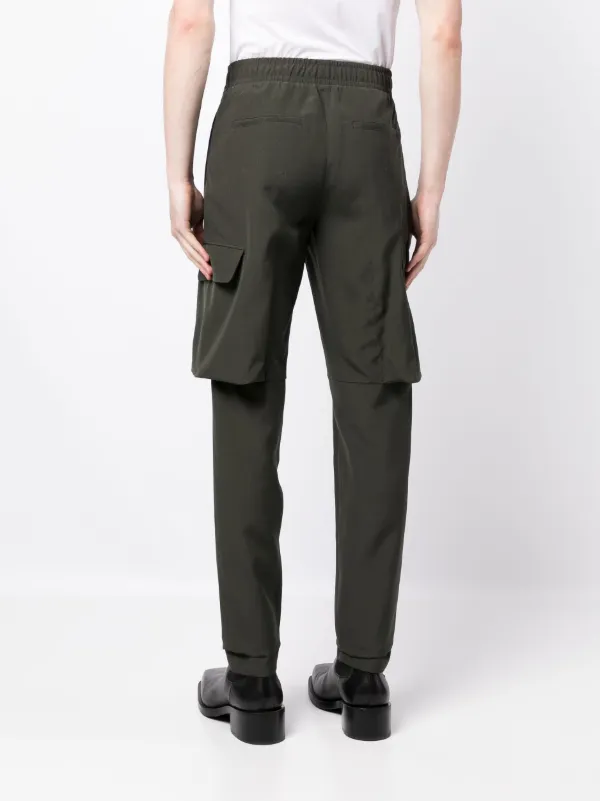 Givenchy straight-leg Wool Cargo Trousers Green FARFETCH JO