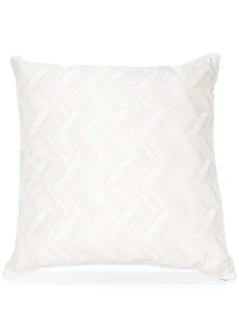 Missoni Home zigzag-print cotton cushion
