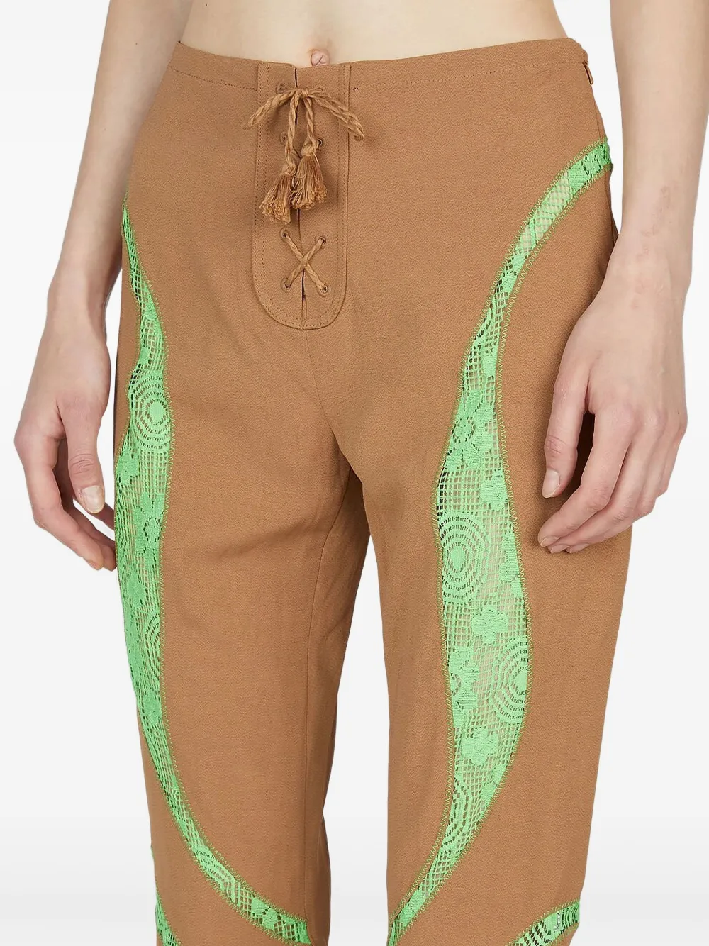 Kiko Kostadinov Dana broek Bruin