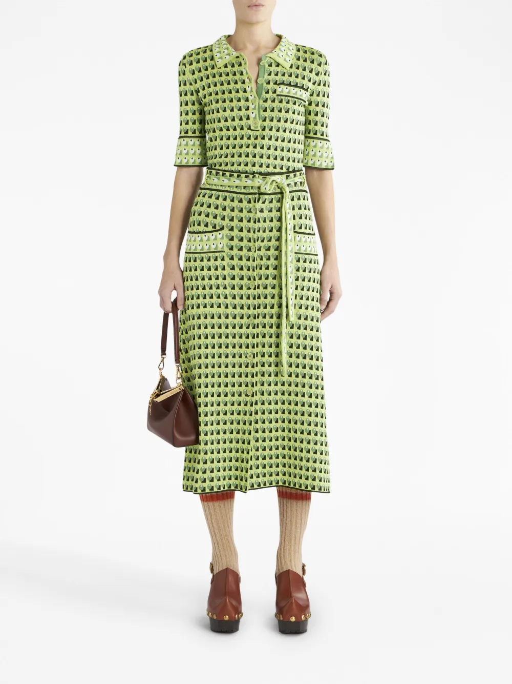 ETRO Rok met geometrische print - Geel