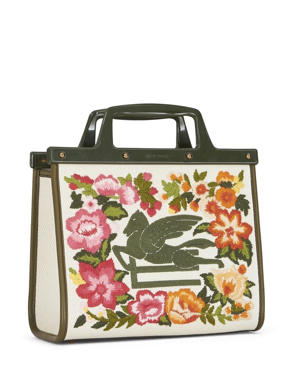 Etro Floral-Print Shopping Tote Bag