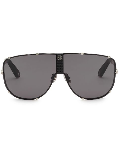 Philipp Plein Stud pilot-frame sunglasses Women