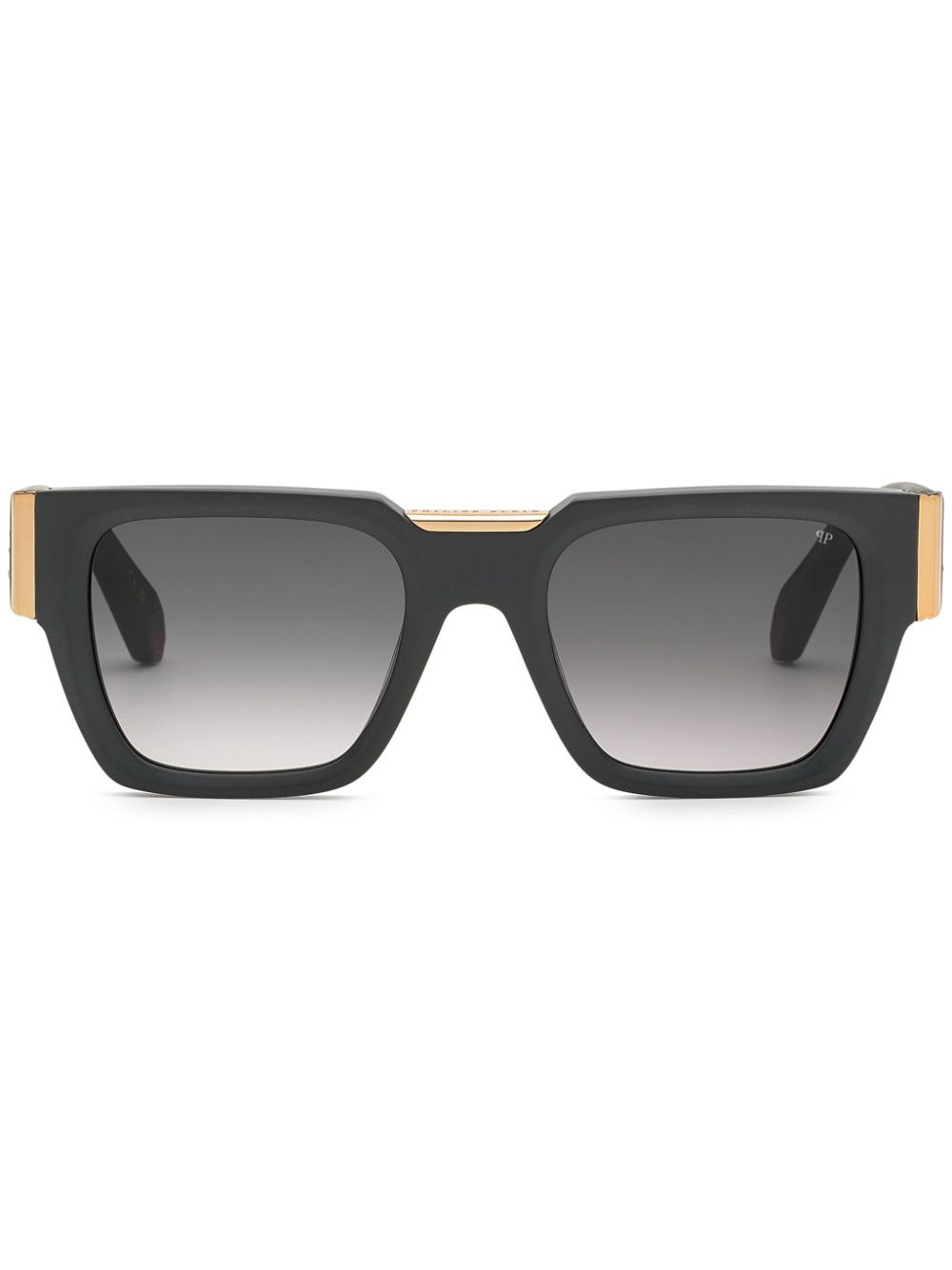 Philipp Plein Square logo-lettering Sunglasses - Farfetch