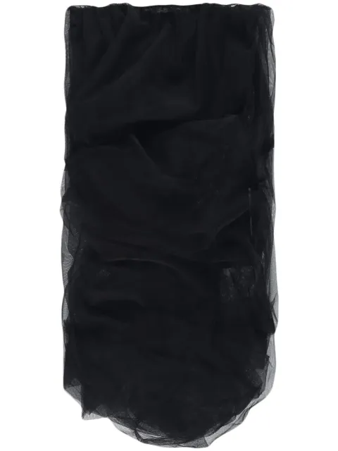 The Attico Eita semi-sheer minidress
