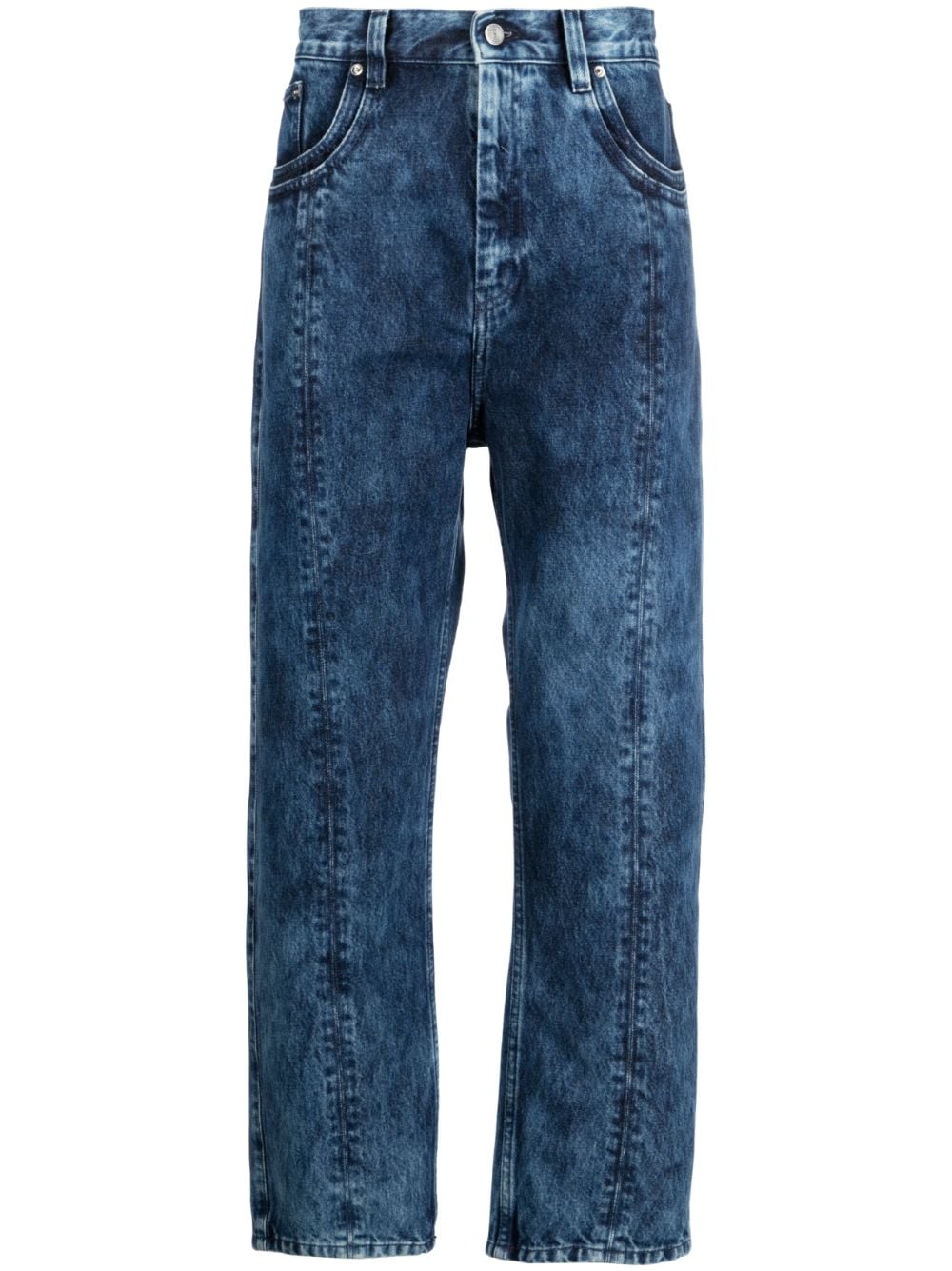 Shop Namacheko Eltham Slim-cut Jeans In Blue