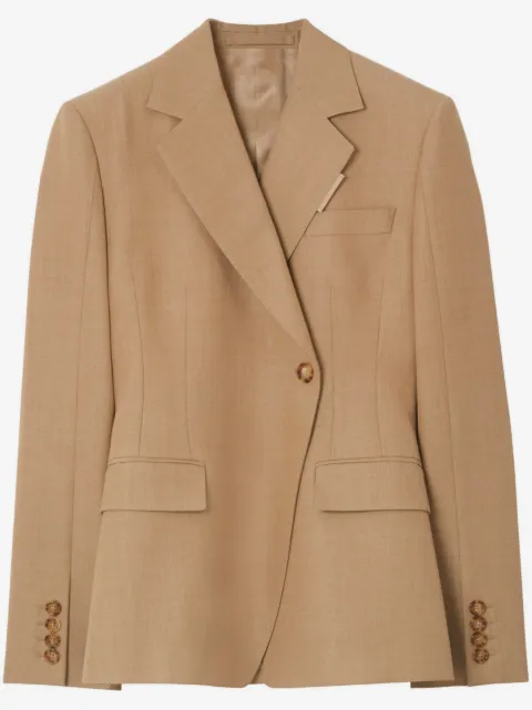 Burberry single-breasted wool blazer