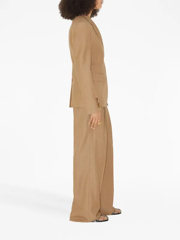 Burberry single-breasted Wool Blazer | Neutrals | FARFETCH