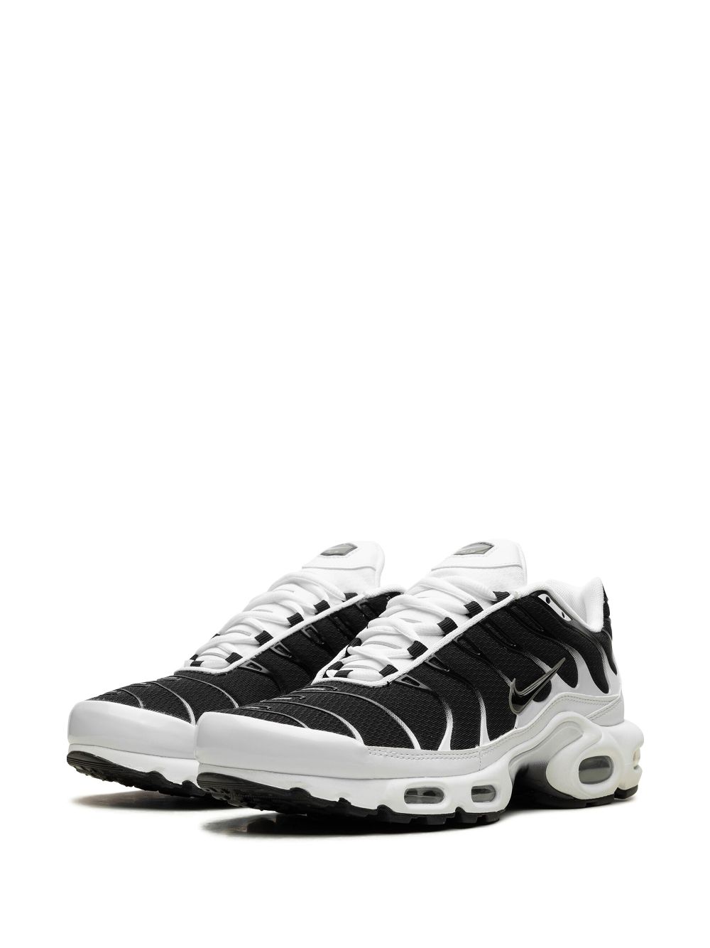 Shop Nike Air Max Plus "black / White" Sneakers