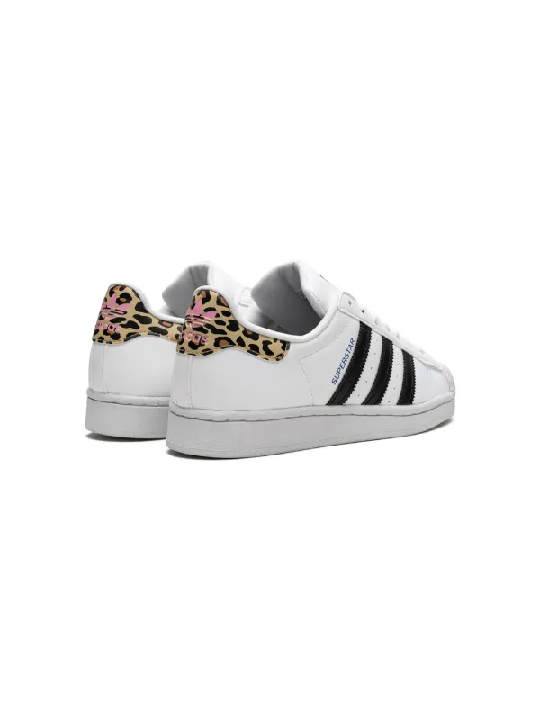 Adidas superstar animal print deals