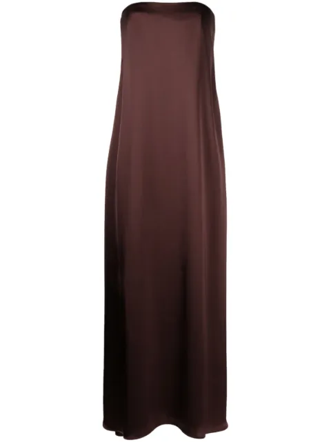 Anna Quan Delfina strapless satin dress