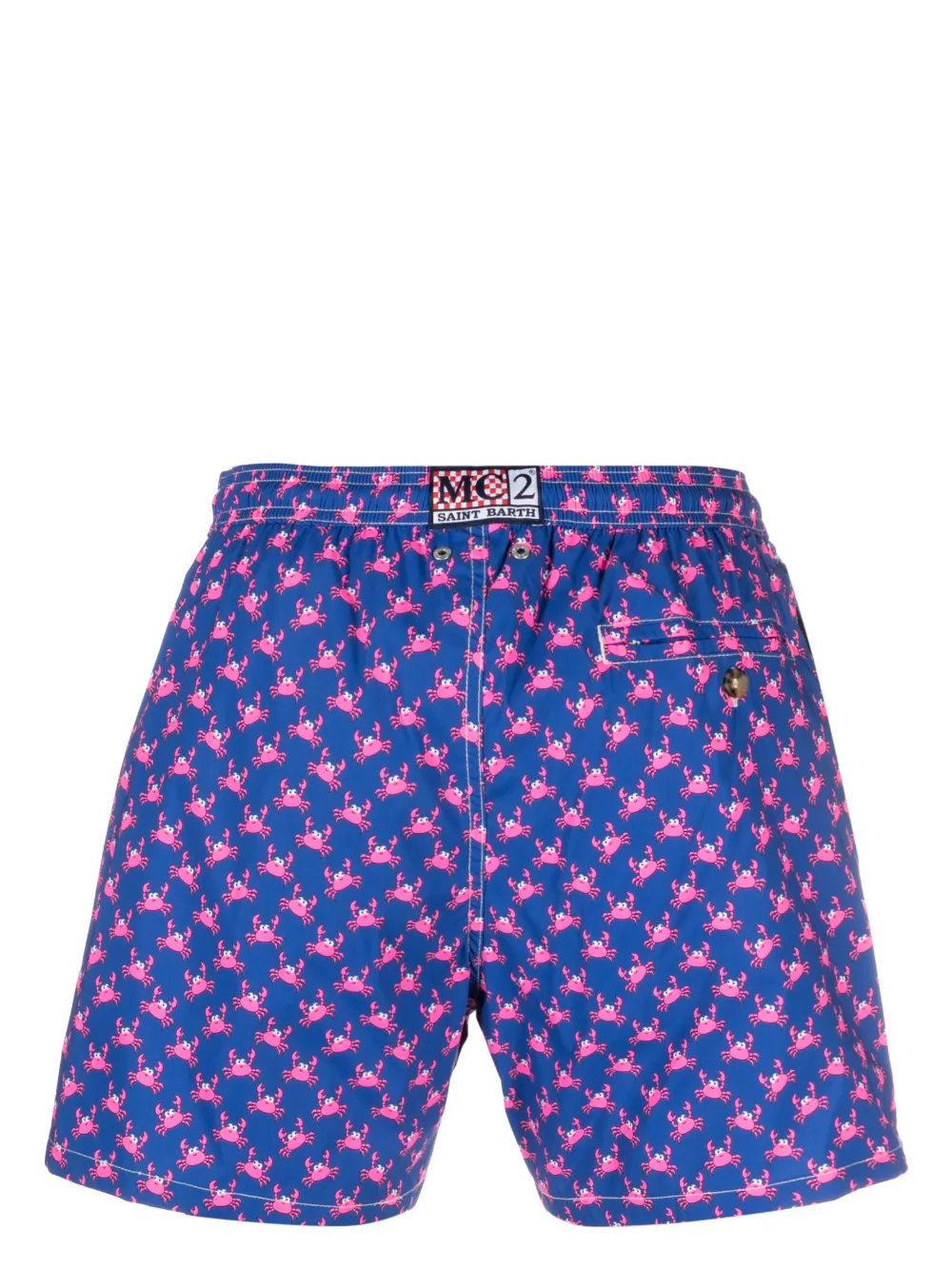 MC2 Saint Barth Zwembroek met print - Blauw