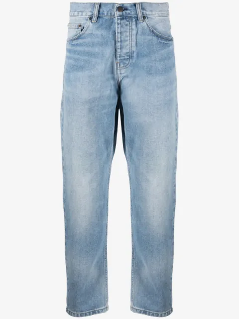 Carhartt WIP Newel logo-patch straight-leg jeans