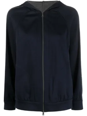Brunello Cucinelli ジップアップ パーカー | ブルー | FARFETCH JP