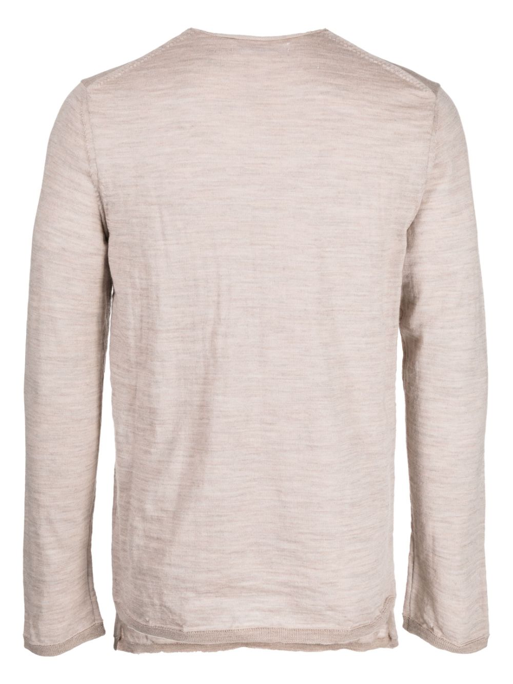 Shop Comme Des Garçons Shirt Graphic-print Crew-neck Sweatshirt In Neutrals