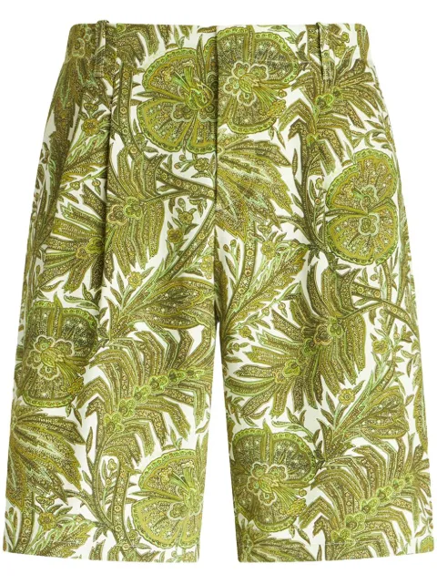 ETRO floral-print Bermuda shorts