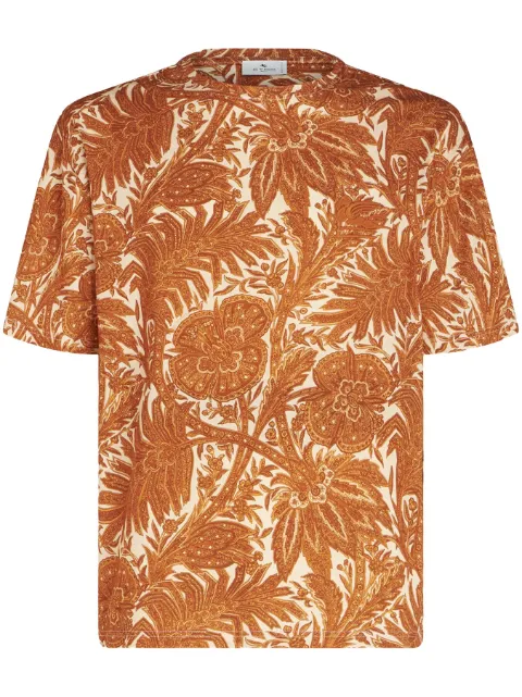 ETRO playera con estampado gráfico