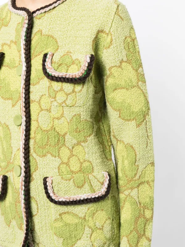 ETRO Classic ツイード ジャケット | グリーン | FARFETCH JP
